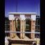 Porte Cochère buttress finials: Highcliffe Castle, Christchurch, Dorset, 1999 (for St Blaise Ltd)