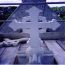 St Peter's Church, Forest Hill: new gable cross, Bath stone, 2004 (for M Hobbs Ltd)