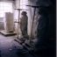 St Andrews Holborn Memorial, City of London Cemetery: Carving of statues in workshop, 2004 (for Stonewest Ltd)