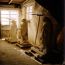 St Andrews Holborn Memorial, City of London Cemetery: Carving of statues in workshop, 2004 (for Stonewest Ltd)
