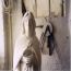 St Andrews Holborn Memorial, City of London Cemetery: Detail of finished statue, 2004 (for Stonewest Ltd)