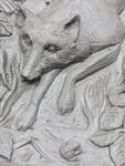Detail of Clay relief 'Woodland Nature 'Series.Commission for plaster interior panels
