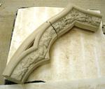 Carving  Apex and Voussoir  for St Hicholas Church. Peper Harow.New west window