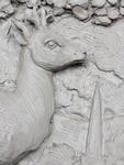 Detail 'Woodland Animal' Series.Plaster Relief Commission.